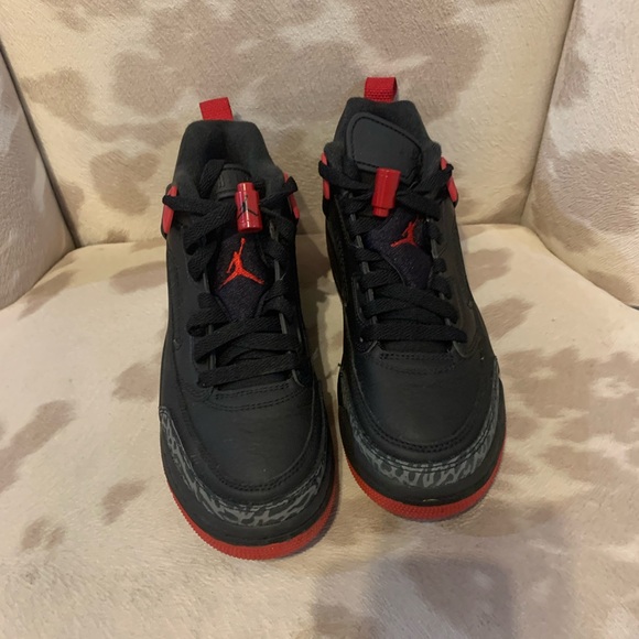 Nike Air Jordan Spizike Low Black-Gym Red-Cool